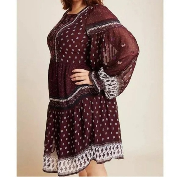 Maeve Galene Embroidered Tunic Dress Plus size - Picture 2 of 11